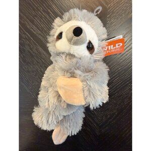 Wild Republic Huggers Sloth Plush Stuffed Animal Toy With Velcro Arms